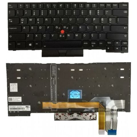 Lenovo 01YP520, 01YP547, 01YP549 Klavye Led Işıklı Siyah TR