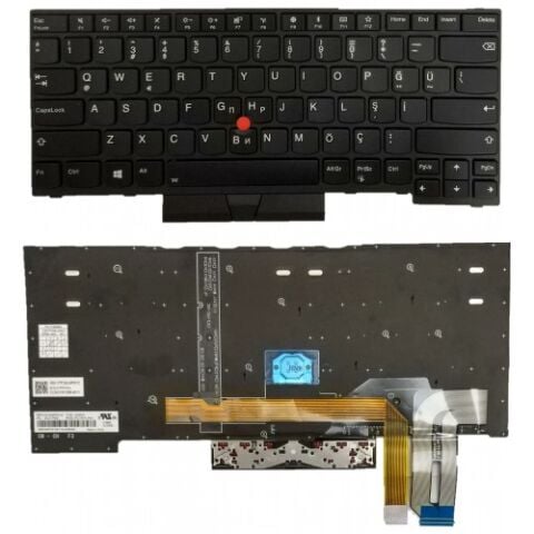 Lenovo ThinkPad 20S4, 20S5, 20Y1, 20Y2 Klavye Led Işıklı Siyah TR