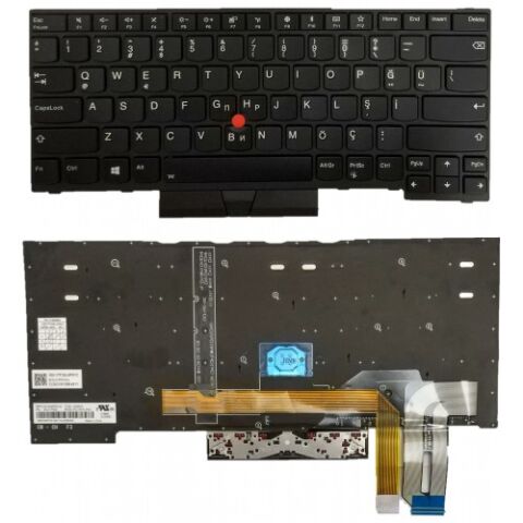 Lenovo V170820AK1, V170820AS1 Klavye Led Işıklı Siyah TR