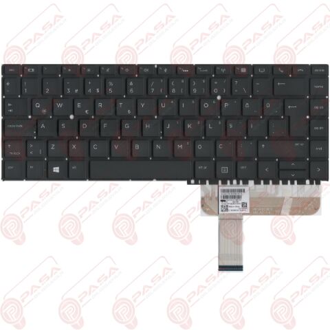 Hp EliteBook 1040 G4 Klavye Tuş Takımı Tuş Seti Led Işıklı Siyah Türkçe