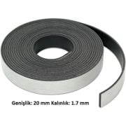 30 Metre Toptan Şerit Mıknatıs Magnet Toplu Satış 20x1,7 mm