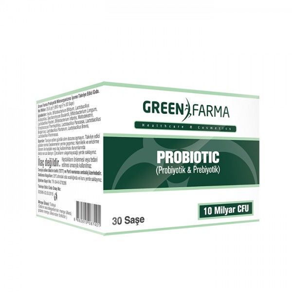 Green Farma Probi̇yotik & Prebi̇yotik (10 milyar) 30 Saşe