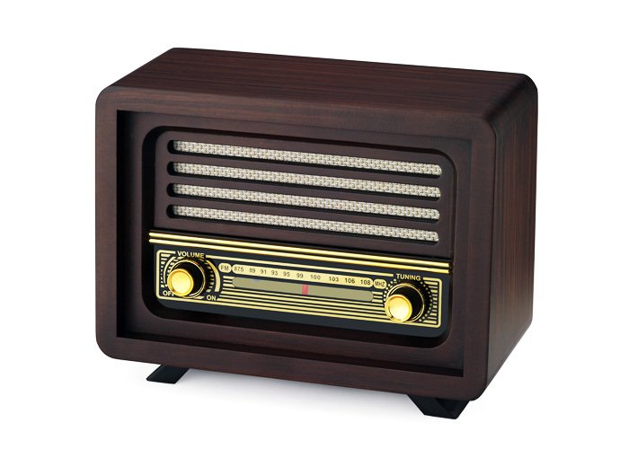 Nostaljik Radyo Laleli Kahverengi USB ve Bluetooth'lu