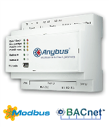 Anybus Modbus Master to BACnet IP Gateway Server/Slave