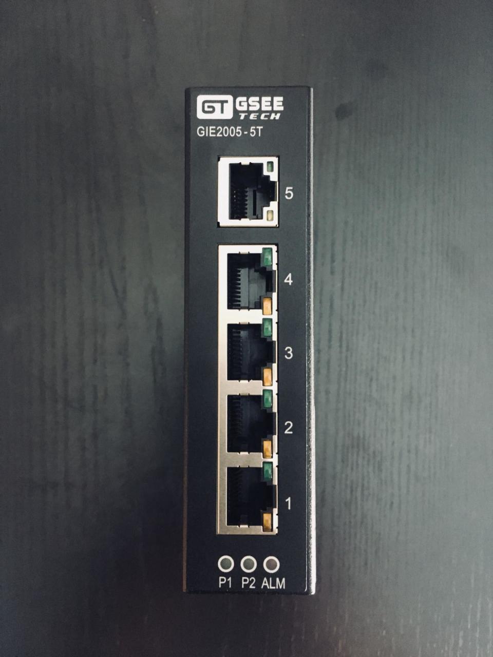 GSEE TECH unmanaged 5 Port Endüstriyel Switch/Sviç