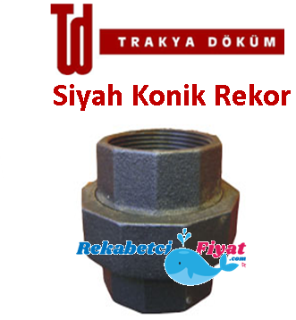 Trakya Döküm 1 1/2'' Siyah Konik Rekor (Haymak)