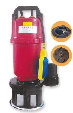 WATER SOUND QDX15-7-1.1F -1.5 HP-220V- ÖĞÜTÜCÜLÜ PİS SU DALGIÇ POMPASI