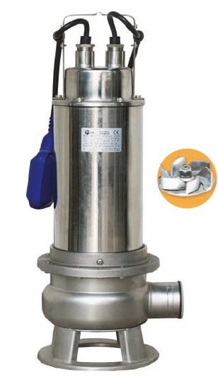 WATER SOUND WQ20-10-1.5 -2 HP-380V- KOMPLE PASLANMAZ FOSEPTİK DALGIÇ POMPA