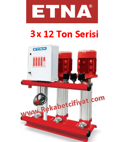 ETNA Y3 KO 10/7-30 4 HP Üç Pompalı Elektrikli Yangın Hidroforu