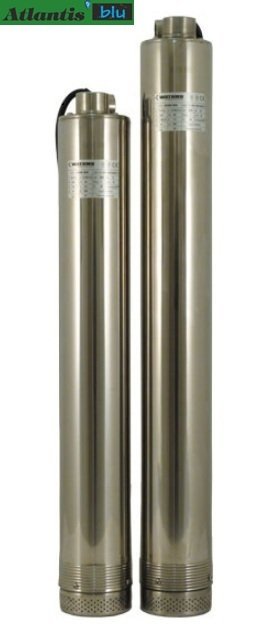 Atlantis 4SNM 4/8 1.5Hp-220V 4\'\' Çaplı 1 ¼\'\' Çıkışlı 10mt Kablolu + Panolu Monoblok Pompa