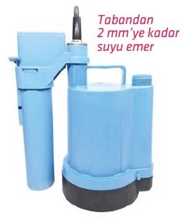 WATER SOUND M-100A -100W-220V- OTOMATİK SİVİÇLİ PLASTİK GÖVDELİ DRENAJ DALGIÇ POMPA