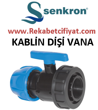 SENKRON 50x1 1/2'' Dişi Kaplin Vana (içten dişli)