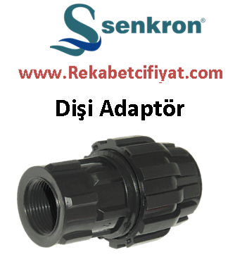 SENKRON 40x3/4'' Kaplin Dişi Adaptör (İçten Dişli Puşvit)