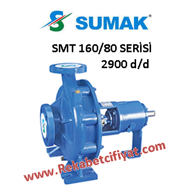 SUMAK SMT 160/80 15HP Salyangoz Tip 2900d/d Çıplak Pompa