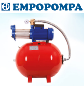 Empo EMH 90-4 2hp 380v Yatık Kademeli Paket Hidrofor