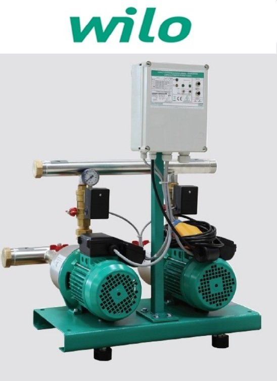 Wilo COE2-MHI405 2X1.5Hp 220V Çok Kademeli Yatay Tip Pompalı Paket Hidrofor