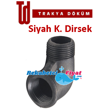 Trakya Döküm 1 1/2'' Siyah Kuyruklu Dİrsek (Haymak)
