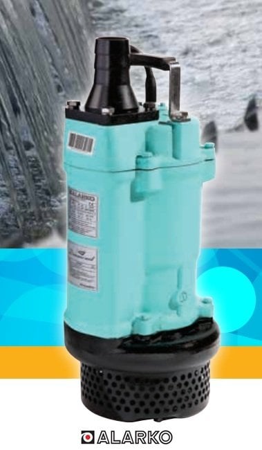 ALARKO WQO 22.2 3HP 380V 2'' Çıkışlı 220V Bıçaklı Öğütücü Foseptik Dalgıç Pompa