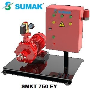 Sumak SMKT 750 EY 1X7.5 Hp 380V Tek Yatay Pompalı Elektrikli Yangın Söndürme Sistemi