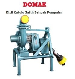 Domak  DKP430S    25 Hp(400 d/d)  Kuyruk Milli Dişli Kutulu Şaftlı Sehpalı Pompa