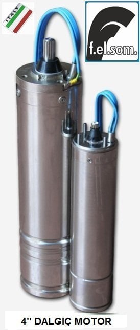 Felsom FMO4 040T 4Hp 380V 4'' Dalgıç Motor (Orjinal İtalyan)