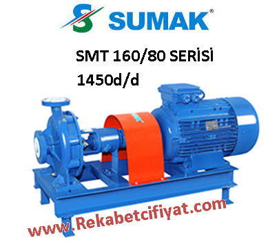 SUMAK SMT 160/80 2HP Salyangoz Tip 1450d/d Motor + Pompa