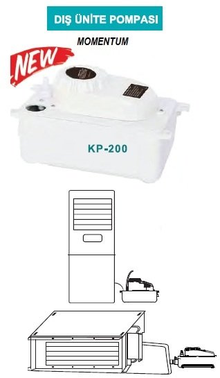 Momentum KP-200   25W-220V   Dış Ünite Pompası