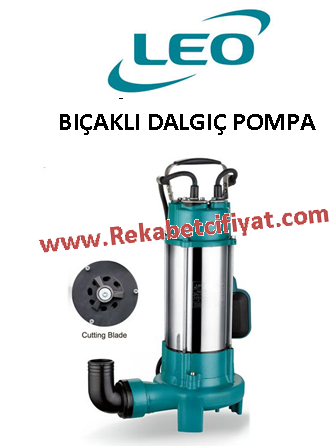 LEO XSP18-12/1.3ID 1.75HP 220V Bıçaklı Foseptik Dalgıç Pompa