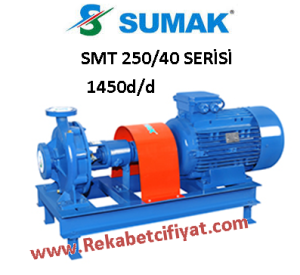 SUMAK SMT 250/40 2HP Salyangoz Tip 1450d/d Motor + Pompa