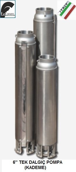 Felsom AP B21 12.5Hp 21 Kademeli 6'' Tek Dalgıç Pompa (Orjinal İtalyan-3''Çıkışlı)