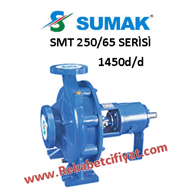 SUMAK SMT 250/65 5,5HP Salyangoz Tip 1450d/d Çıplak Pompa