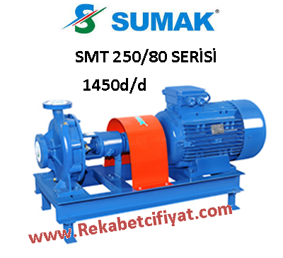 SUMAK SMT 250/80 7,5HP Salyangoz Tip 1450d/d Motor + Pompa