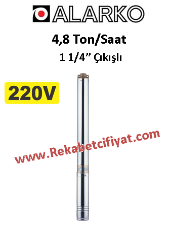 ALARKO 4SDM4/18 2HP 220V 1 1/4 \'\' ÇIKIŞLI DALGIÇ POMPA