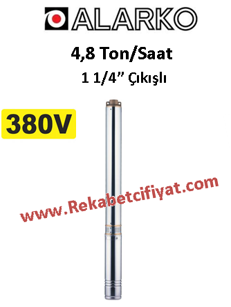 ALARKO 4SD4/32 4HP 380V 1 1/4 \'\' ÇIKIŞLI DALGIÇ POMPA
