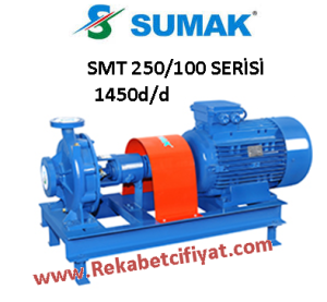 SUMAK SMT 250/100 7,5HP Salyangoz Tip 1450d/d Motor + Pompa