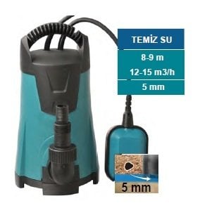 Momentum PKS-400P 400W-220V Plastik Gövdeli Temiz Su Drenaj Dalgıç Pompa