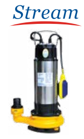 Stream SVQ1500(F) 2hp 220v Açık Fanlı Pis Su Dalgıç Pompa