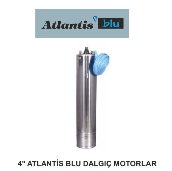 Atlantis 4ATB 100M 1Hp 220V 4'' Dalgıç Motor