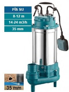 Momentum PSP30-9/1.5 2Hp 220V Pis Su Drenaj Dalgıç Pompa