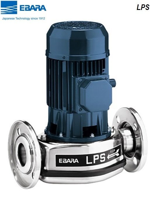 Ebara LPS 25/08    0.1Hp 380V  Kuru Rotorlu Paslanmaz Çelik İnline Sirkülasyon Pompası