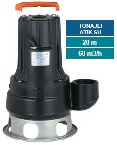 Momentum V30-11-2.2T 3Hp 380V Döküm Gövdeli Tonajlı Atıksu Dalgıç Pompa