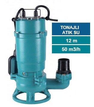 Momentum P1500W 2Hp 220V Döküm Gövdeli Tonajlı Atıksu Dalgıç Pompa
