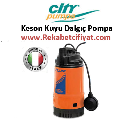 CITY PLURI 0.75HP 220V Yüksek İrtifalı Keson Kuyu Dalgıç Pompa (italyan malı)