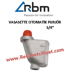 RBM 3/4'' Vasasette OtomatİK Hava Purjör ( Otomatik Hava Tahliye)