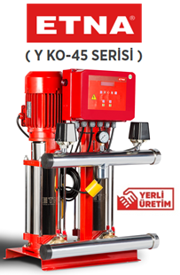 Etna Y2 KO 45/5-150 20hp 380v İki Pompalı Elektrikli Alarm Kitli Yangın Hİdroforu