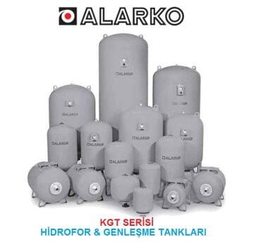 Alarko KGT 150D  150 Litre 10 Bar Dikey Kapalı Tip Hidrofor ve Genleşme Tankı