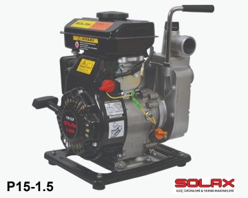 Solax P15-1.5 1.5'' Dört Zamanlı Benzinli Motopomp (Su Motoru)