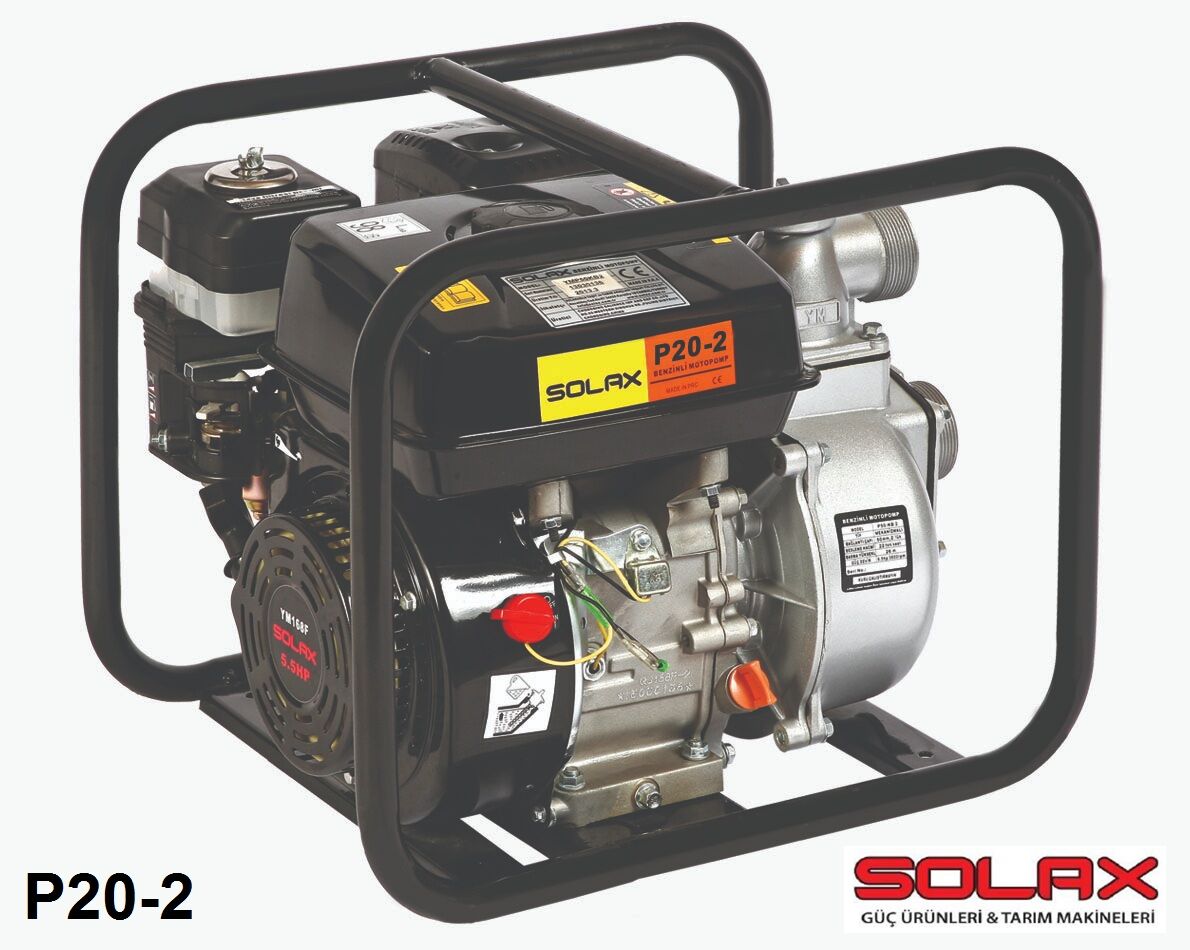 Solax P20-2  2'' Dört Zamanlı Benzinli Motopomp (Su Motoru)