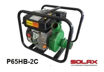 Solax P65HB-2C 2'' Dört Zamanlı Yüksek Basınçlı Benzinli Motopomp (Su Motoru / Döküm Pompa Gövdeli)
