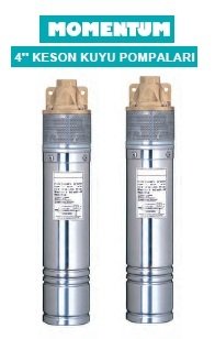 Momentum 4SP150 1.5Hp 380V 4'' Keson Kuyu Pompa (30 metre kablolu-Panolu)